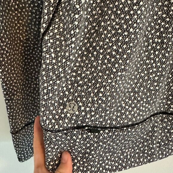 Lululemon Rush Hour Long Sleeve Shirt Running Luon Spray Jacquard Size 4 - Picture 9 of 10